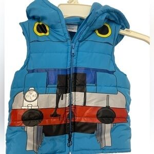 Thomas & Friends Blue Puffer Vest in size 2 T